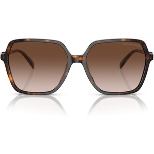 Michael Kors womens Mk2196u Jasper Universal Fit Square Sunglasses(Dark Tortoise/Brown Gradient)