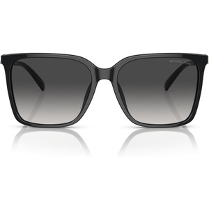 Michael Kors womens Mk2197u Canberra Universal Fit Round Sunglasses(Black/Dark Grey Gradient)