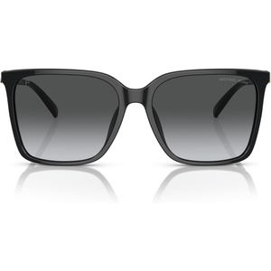 Michael Kors womens Mk2197u Canberra Universal Fit Round Sunglasses(Black/Grey Gradient Polarized)