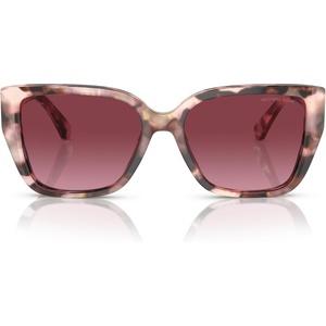 Michael Kors womens Mk2199 Acadia Rectangular Sunglasses(Pink Pearlized Tortoise/Burgundy Gradient)