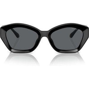 Michael Kors womens Mk2209u Bel Air Universal Fit Butterfly Sunglasses(Black/Dark Grey Solid)