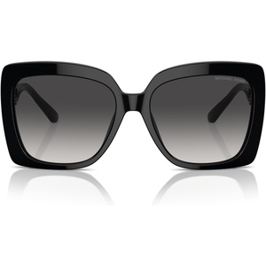 Michael Kors womens Mk2213 Nice Square Sunglasses(Black/Dark Grey Gradient)