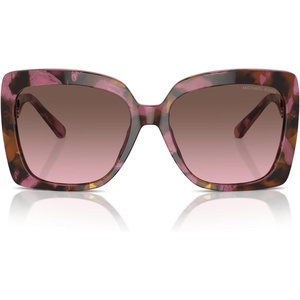 Michael Kors womens Mk2213 Nice Square Sunglasses(Plum Graphic Tortoise/Cordovan Gradient)