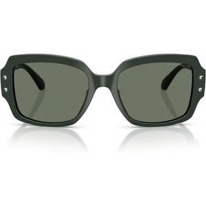 Michael Kors womens Mk2233b Châtel Rectangular Sunglasses(Bosco/Green Solid)