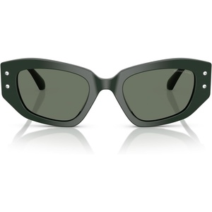 Michael Kors womens Mk2234b Le Praz Cat Eye Sunglasses(Bosco/Green Solid)