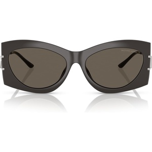 Michael Kors womens Mk2235u Navarra Universal Fit Square Sunglasses(Ash/Ash Solid)