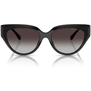 Michael Kors womens Mk2241u Boca Raton Universal Fit Cat Eye Sunglasses(Black/Dark Grey Gradient)