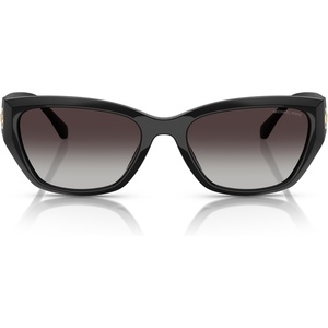 Michael Kors womens Mk2242d Pearl River Butterfly Sunglasses(Black/Dark Grey Gradient)