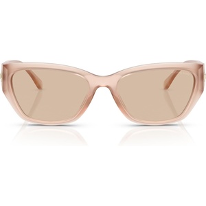 Michael Kors womens Mk2242d Pearl River Butterfly Sunglasses(Light Sand/Husk Solid)