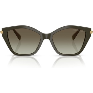 Michael Kors womens Mk2246u Catskills Universal Fit Butterfly Sunglasses(Olive Smoke/Olive Gradient)