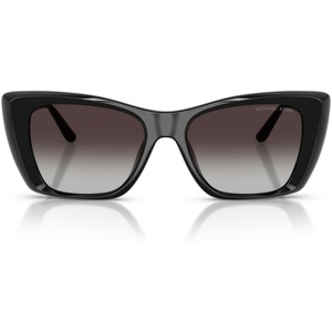 Michael Kors womens Mk2270u Tokyo Universal Fit Square Sunglasses(Black/Smoke Gradient)