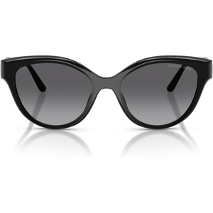Michael Kors womens Mk2271u Nagoya Universal Fit Cat Eye Sunglasses(Black/Grey Monochromatic Polarized)