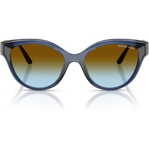 Michael Kors womens Mk2271u Nagoya Universal Fit Cat Eye Sunglasses(Navy/Brown Blue Gradient)