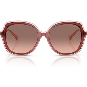 Michael Kors womens Mk2273u Canary Islands Universal Fit Square Sunglasses(Rosewood/Brown Pink Gradient Bio)