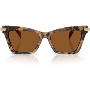 Michael Kors womens Mk2276u Grand Cayman Universal Fit Cat Eye Sunglasses(Vintage Tortoise/Amber Monochromatic)