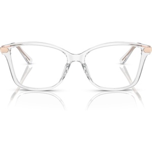Michael Kors womens Mk4105bu Georgetown Universal Fit Square Prescription Eyewear Frames(Transparent Clear/Demo Lens)