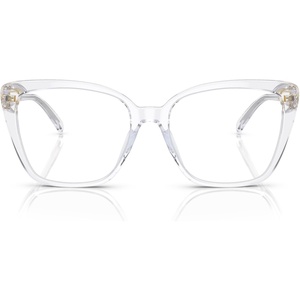 Michael Kors womens Mk4110u Avila Universal Fit Square Prescription Eyewear Frames(Clear Transparent/Demo Lens)