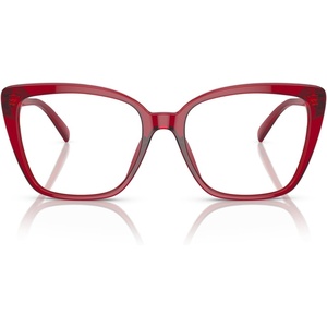 Michael Kors womens Mk4110u Avila Universal Fit Square Prescription Eyewear Frames(Red/Demo Lens)