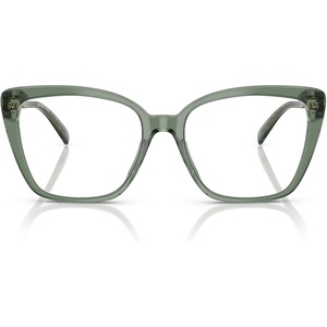 Michael Kors womens Mk4110u Avila Universal Fit Square Prescription Eyewear Frames(Smokey Olive Transparent/Demo Lens)