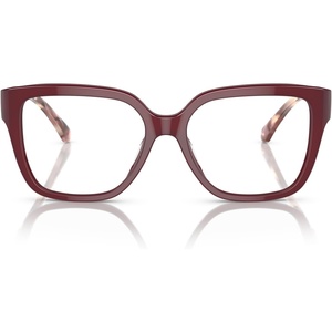 Michael Kors womens Mk4112 Polanco Square Prescription Eyewear Frames(Dark Red Transparent/Demo Lens)