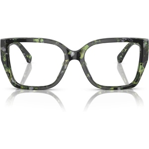 Michael Kors womens Mk4115u Castello Universal Fit Square Prescription Eyewear Frames(Amazon Green Tortoise/Demo Lens)