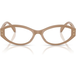 Michael Kors womens Mk4139b Corvara Oval Prescription Eyewear Frames(Camel/Demo Lens)