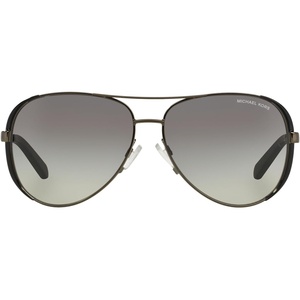 Michael Kors womens Mk5004 Chelsea Aviator Sunglasses(Gunmetal/Black/Grey Gradient)