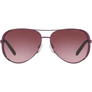 Michael Kors womens Mk5004 Chelsea Aviator Sunglasses(Plum/Burgundy Gradient)