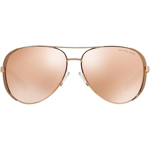 Michael Kors womens Mk5004 Chelsea Aviator Sunglasses(Rose Gold/Taupe/Rose Gold Mirrored)