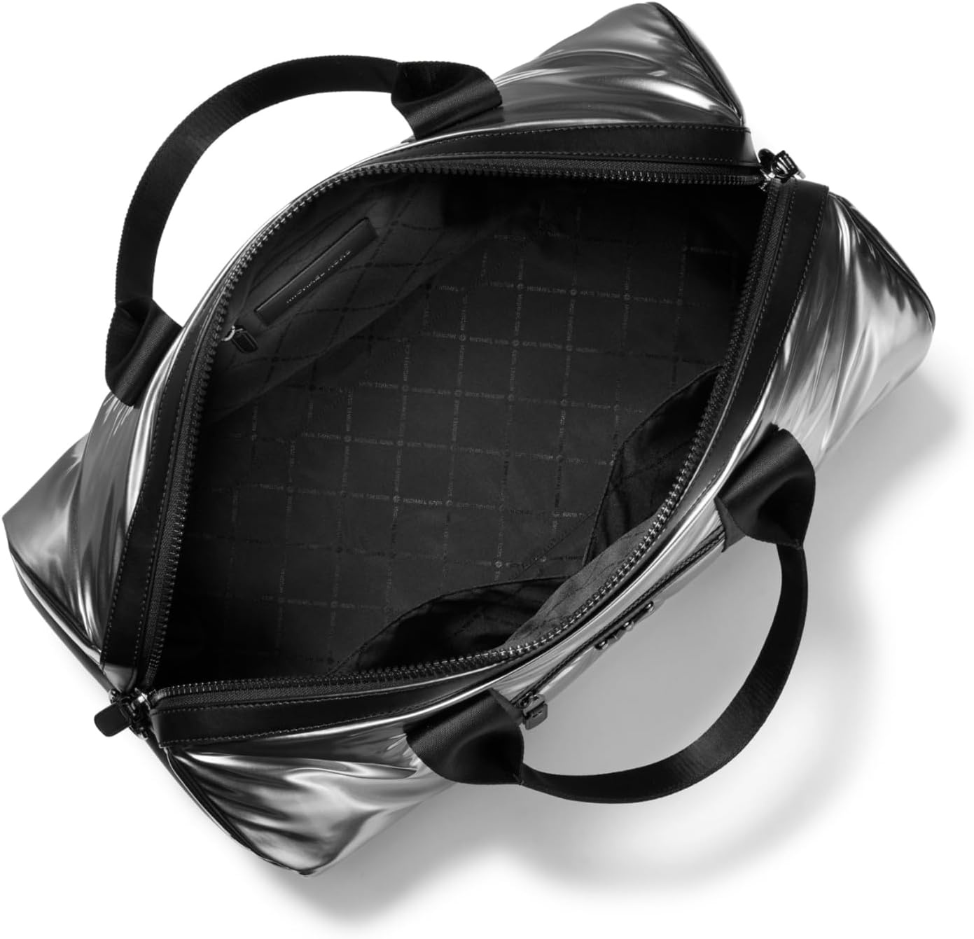 image:imageMichael Kors Brooklyn Flight Duffle BagGunmetal HardwareGunmetal
