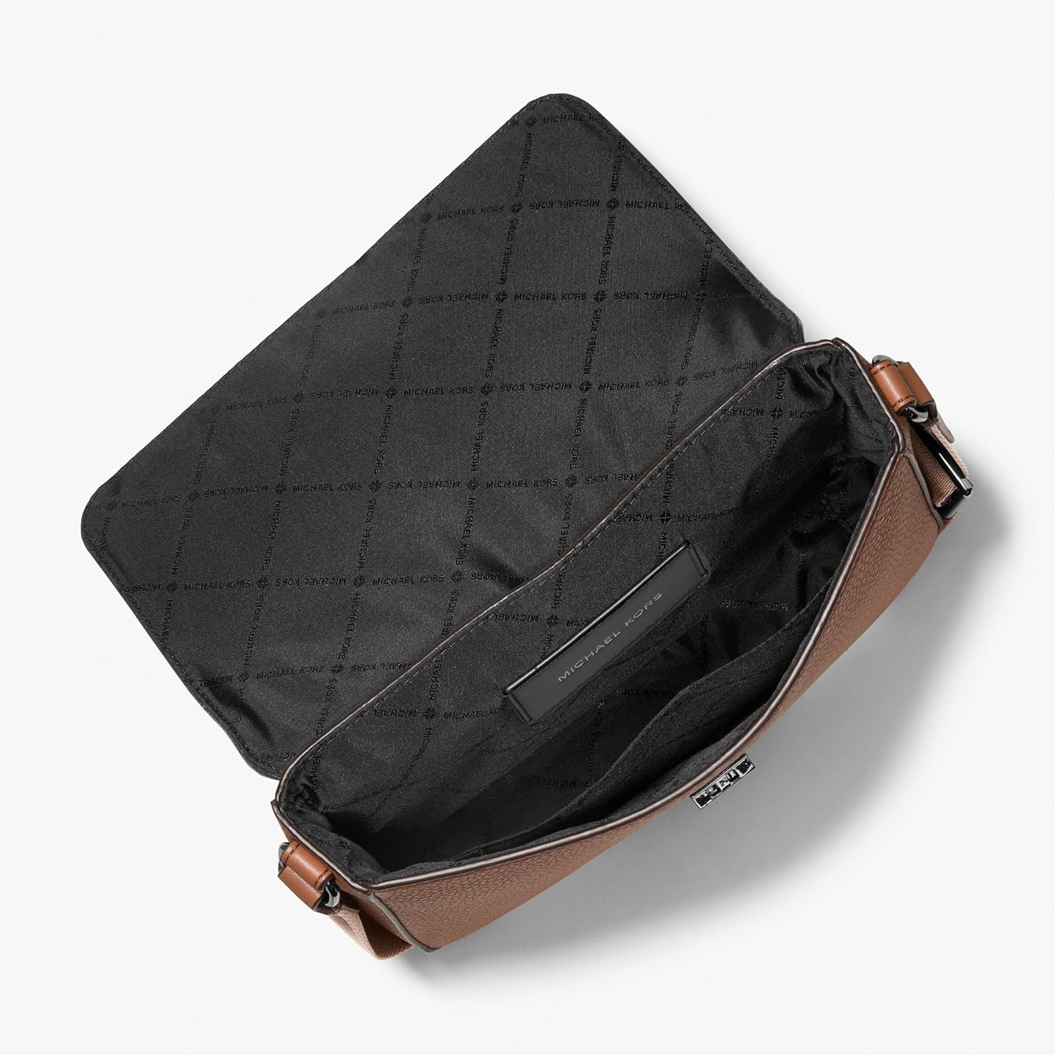 image:imageMichael Kors Ezra Mini Pebbled Leather Crossbody BagSilvertone HardwareLeatherLuggage
