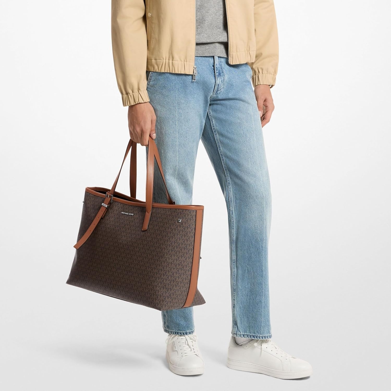 image:imageMichael Kors Hudson Everyday ToteMk SignatureBrownLuggage
