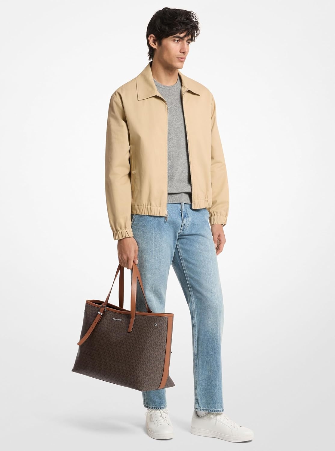image:imageMichael Kors Hudson Everyday ToteMk SignatureBrownLuggage