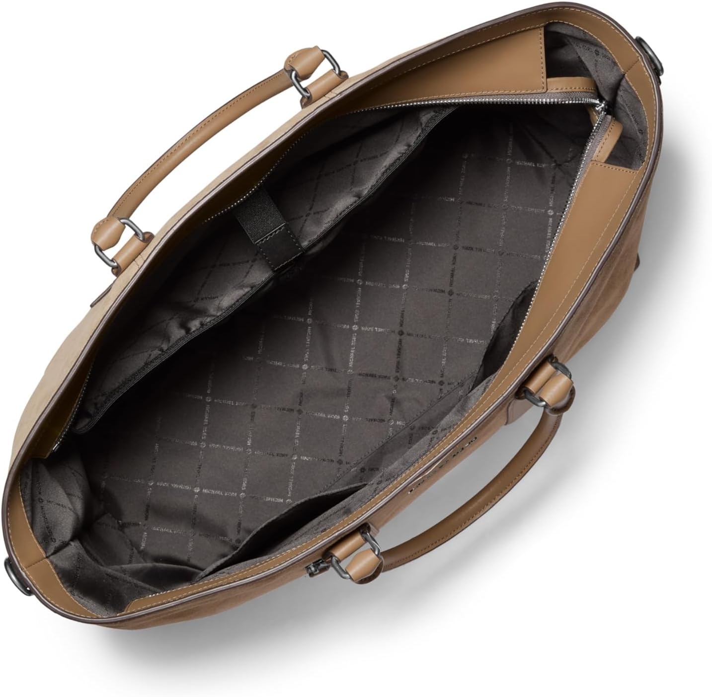 image:imageMichael Kors Hudson Getaway ToteNickeltone HardwareHusk