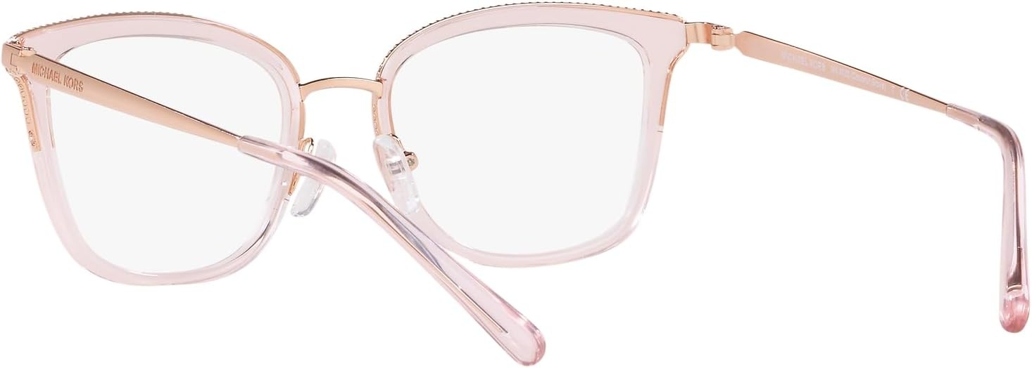 image:imageMichael Kors MK3032 Coconut Grove Prescription Eyewear Frames Rose GoldPink TransparentDemo Lens 51 mm