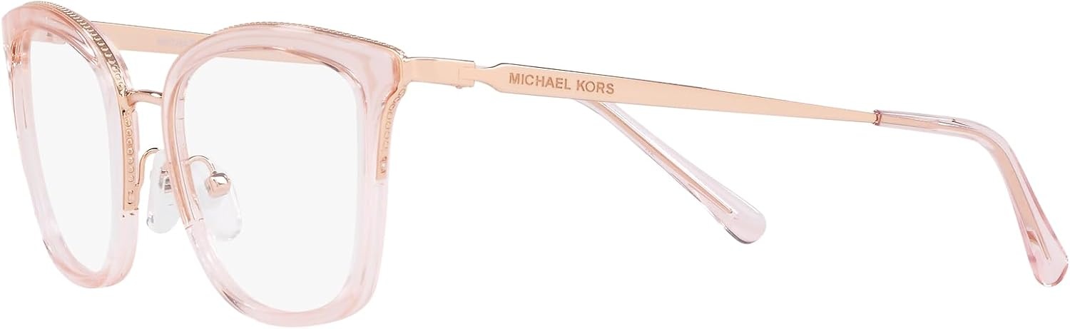 image:imageMichael Kors MK3032 Coconut Grove Prescription Eyewear Frames Rose GoldPink TransparentDemo Lens 51 mm