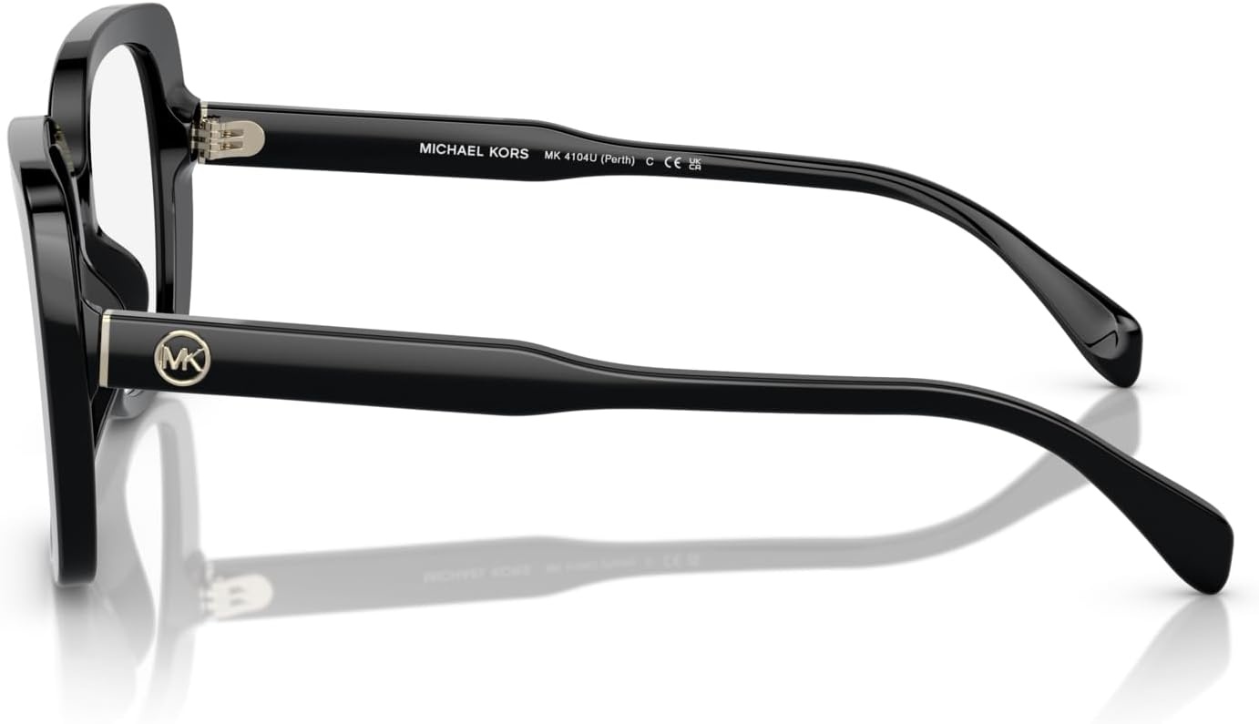 image:imageMichael Kors MK4104U Perth Universal Fit Prescription Eyewear Frames BlackDemo Lens 53 mm