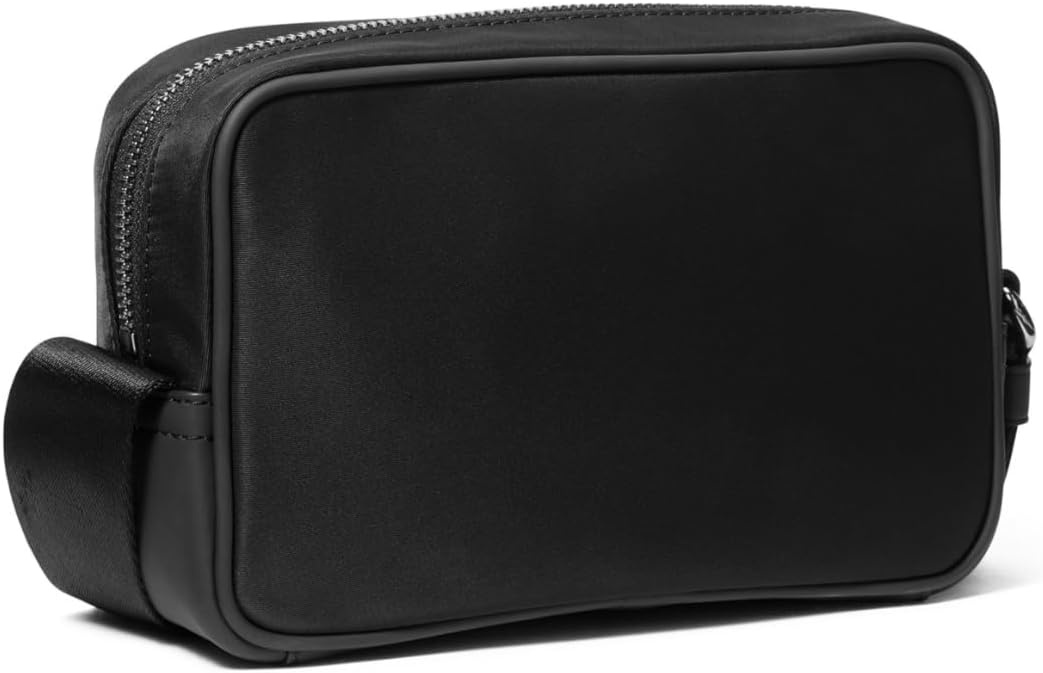 image:imageMichael Kors Mens Brooklyn Camera Bag with Pouch SilverTone HardwareNylonBlack