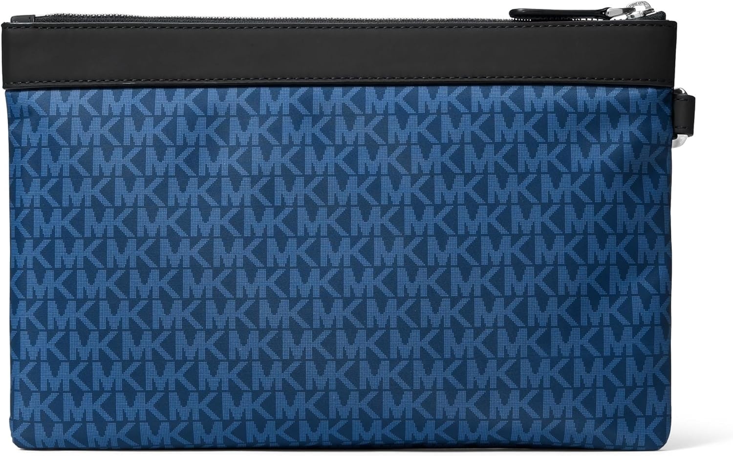 image:imageMichael Kors Mens Brooklyn Travel Pouch SilverTone HardwareSignature Nylon River BlueSilverTone HardwareNylonRiver Blue