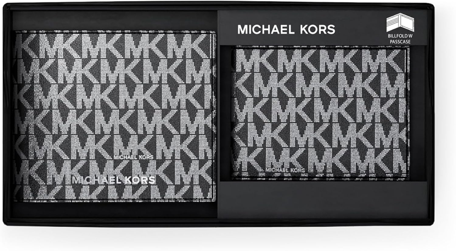 image:imageMichael Kors Mens Hudson Billfold Wallet with PasscaseBlack Signature