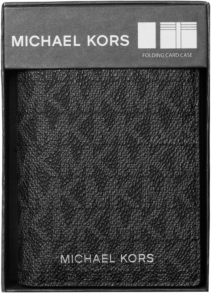 image:imageMichael Kors Mens Hudson Folding Card Case Black One SizeBlack