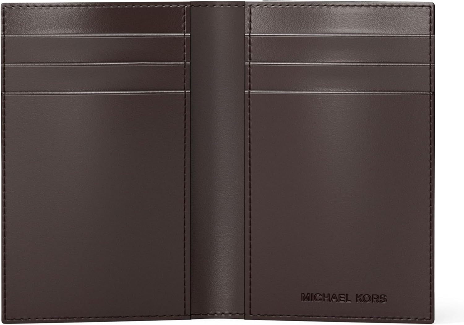 image:imageMichael Kors Mens Hudson Folding Card Case Black One SizeMK SignatureBrownBlack