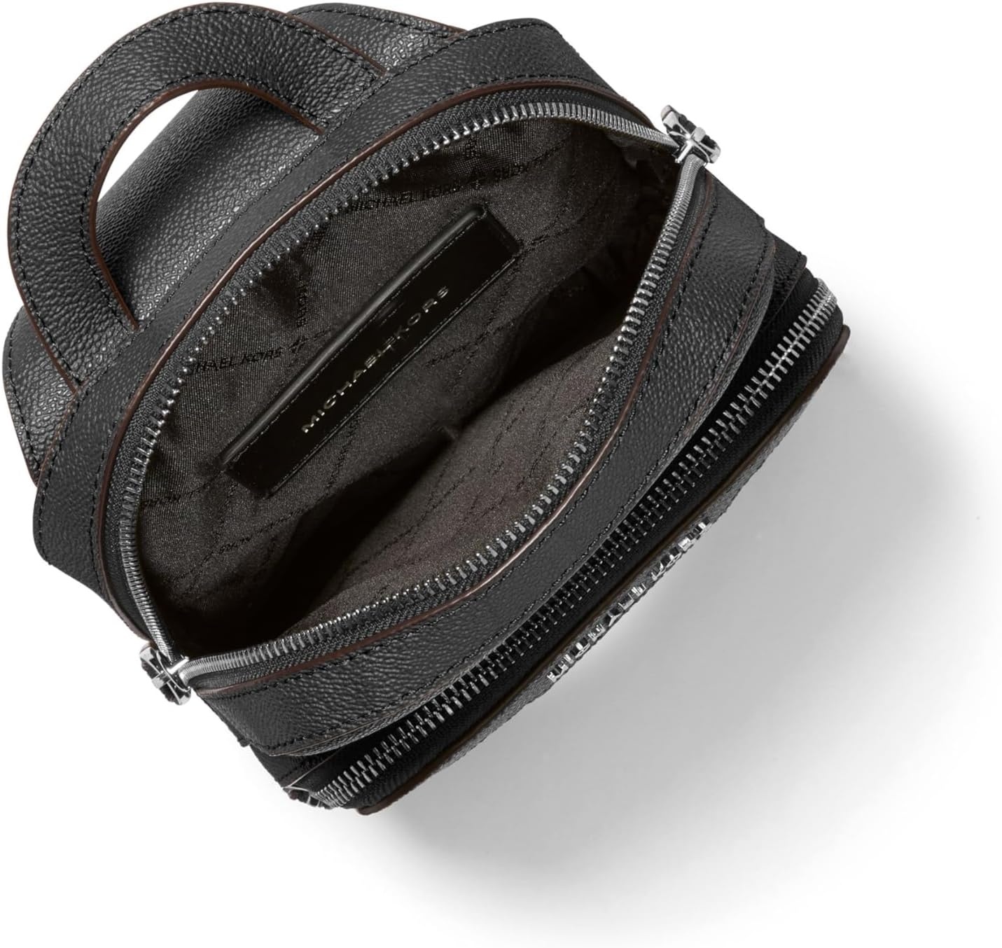 image:imageMichael Kors Mens Hudson Medium Double Zip Slingpack MK SignatureBrownLuggageBlack