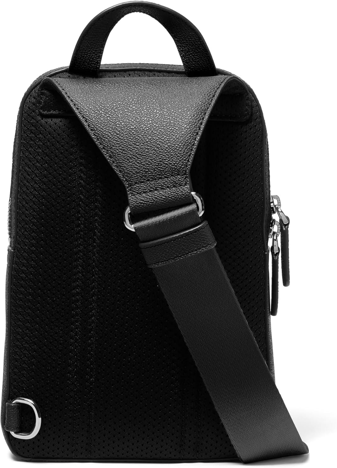 image:imageMichael Kors Mens Hudson Medium Double Zip Slingpack MK SignatureBrownLuggageBlack