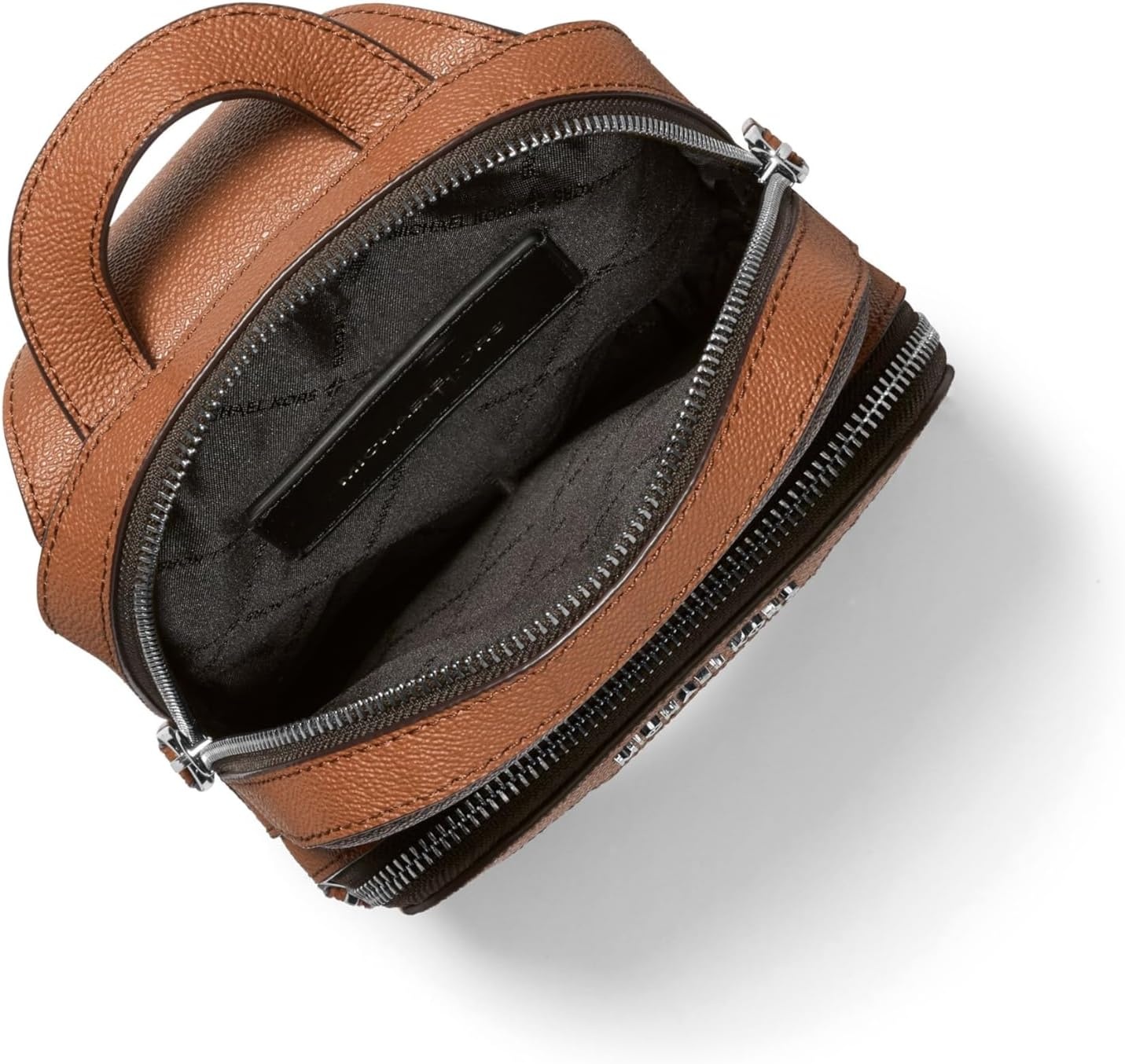 image:imageMichael Kors Mens Hudson Medium Double Zip Slingpack MK SignatureBrownLuggageBrownLuggage