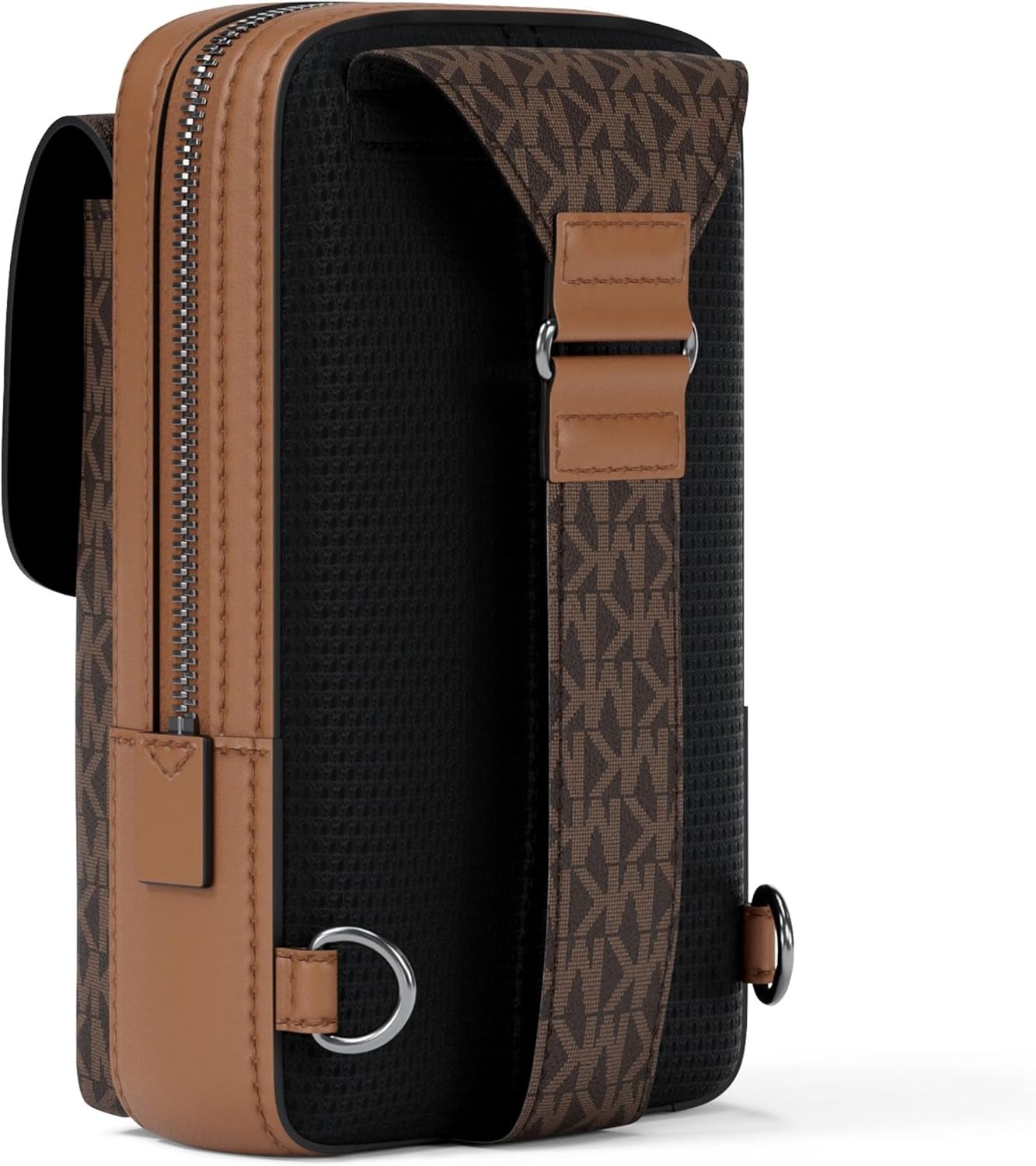 image:imageMichael Kors Mens Hudson Medium Flap Sling PackMK Signature Small BrownLuggageMk SignatureBrownLuggage