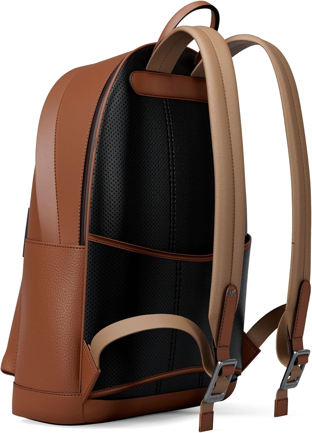 image:imageMichael Kors Mens Jet Set Backpack SilverTone HardwareMatte Pebble LeatherBlackLuggage