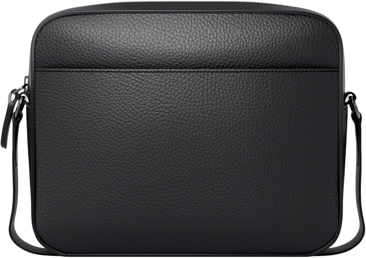 image:imageMichael Kors Mens Jet Set Tour CrossbodySilvertone HardwareMatte Pebble LeatherBlack