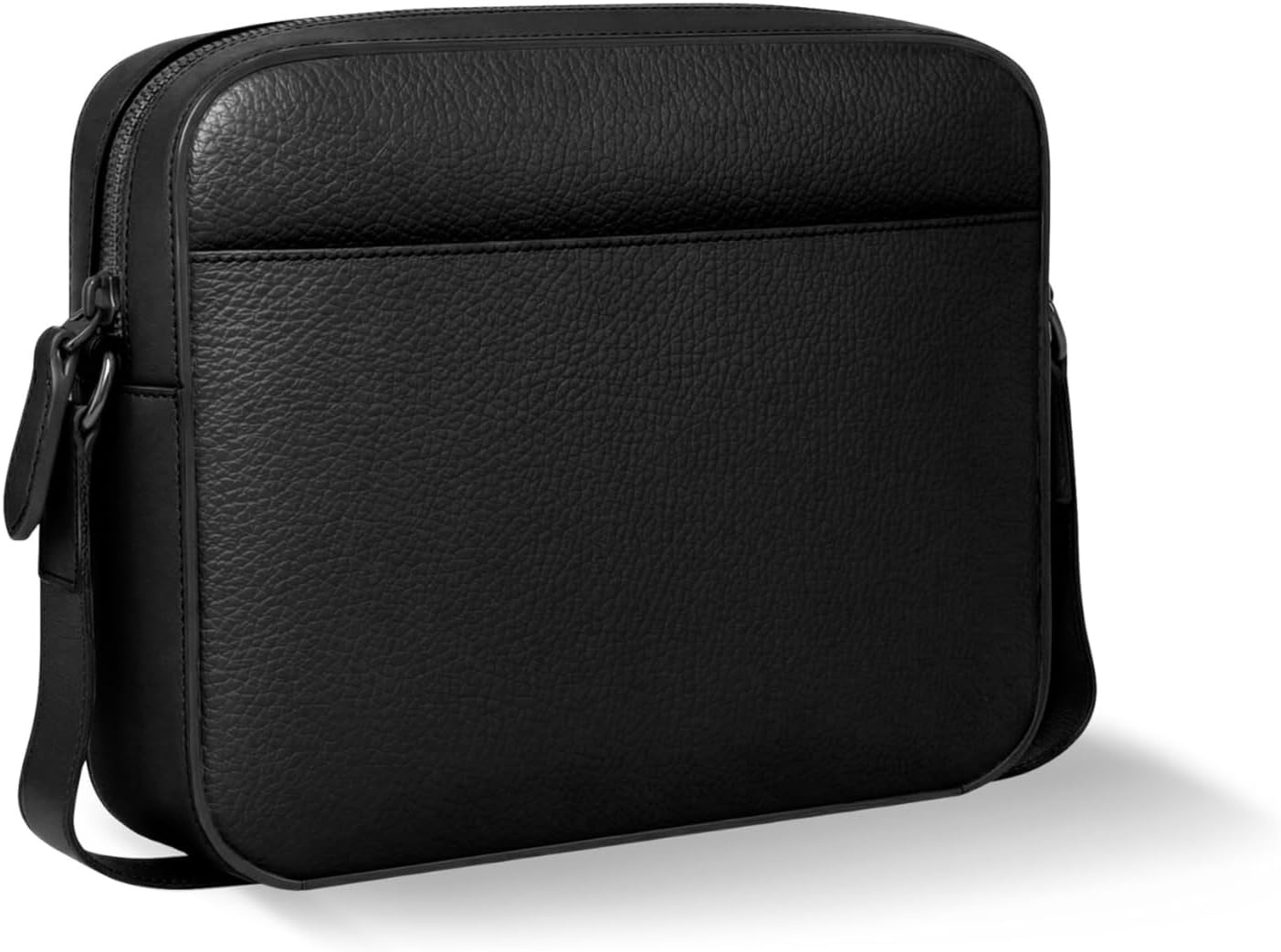 image:imageMichael Kors Mens Jet Set Tour CrossbodySilvertone HardwareMatte Pebble LeatherBlack