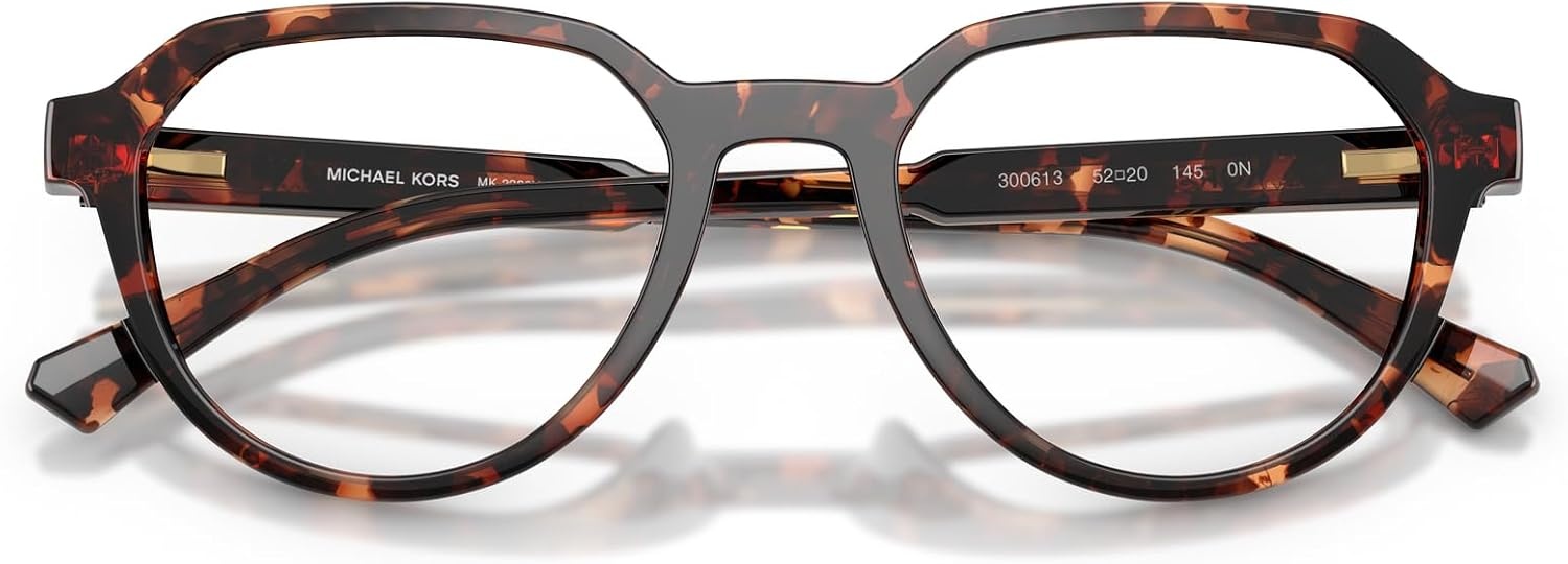 image:imageMichael Kors Mens MK2280U Lanai Universal Fit with Sun Clipons Hexagonal Prescription Eyewear Frames Dark TortoiseSmoke Gradient 52 mm